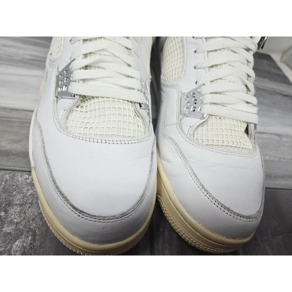 Air Jordan 4 Retro Mid Pure Money White‎ Size 13